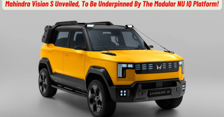 Mahindra Vision S Revealed